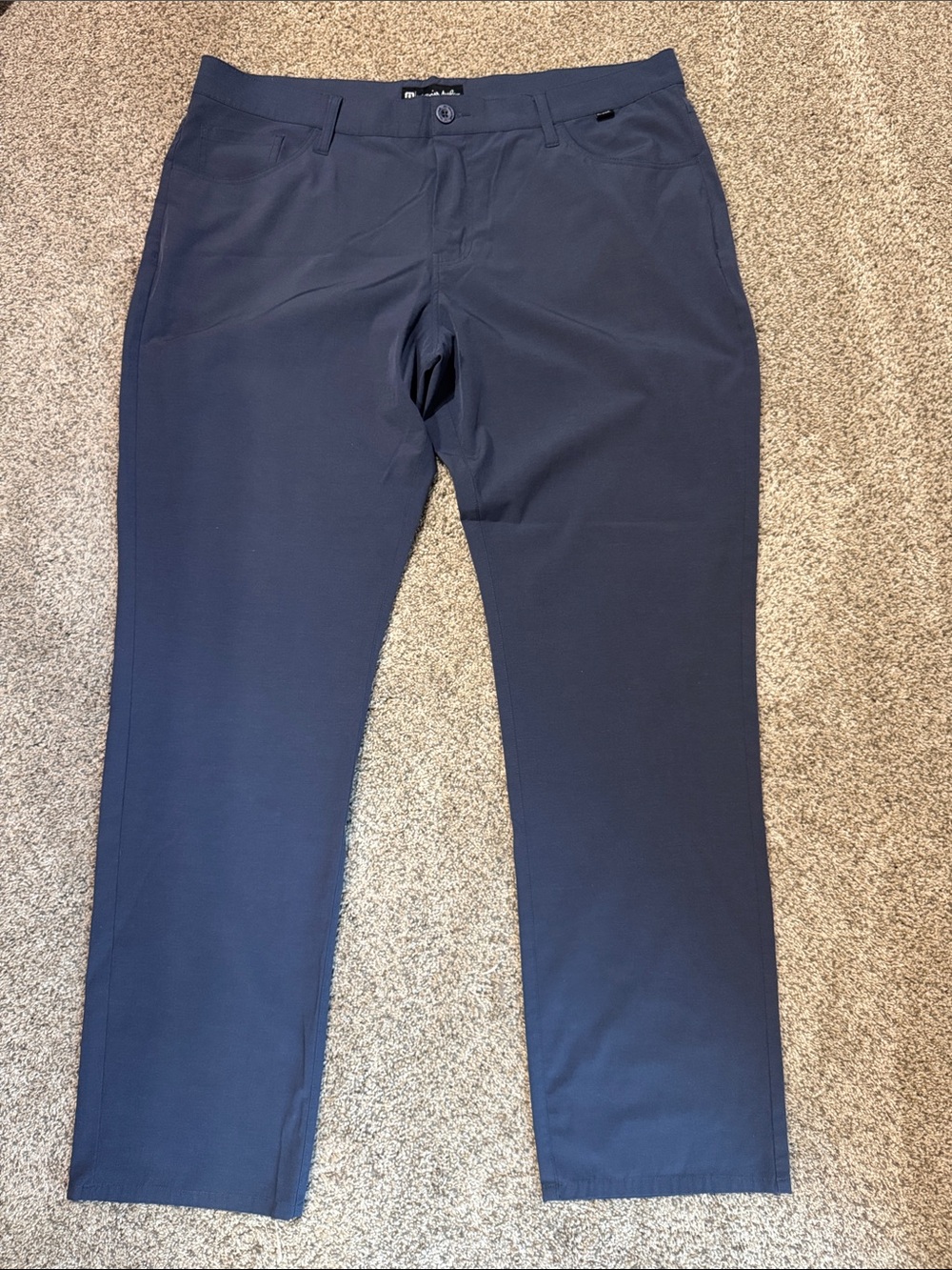 Travis Mathew Men's Navy Chino Pants